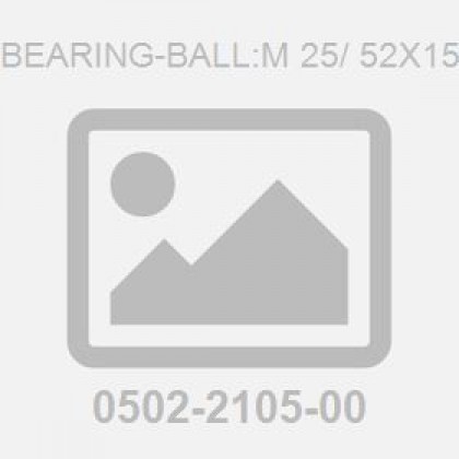 Bearing-Ball:M 25/ 52X15